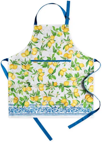 Vista 905 de Maison d' Hermine Delantales para mujer con bolsillo, 100% algodón (27.50 x 31.50 pulgadas)