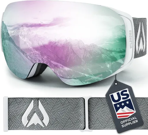 Vista 20 de Wildhorn Roca - Gafas de esquí para hombres y mujeres con protección antiempañamiento/arañazos 100% UV - Lente magnética - Gafas de nieve