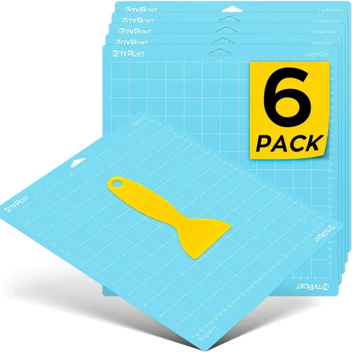 Vista 11 de HTVRONT Tapete de corte de agarre ligero, paquete de 3 alfombrillas de corte de 12 x 12 pulgadas, compatibles con Cricut Maker 4/Maker