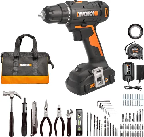 Vista 4 de Worx WX101L.9 20V Power Share Taladro y atornillador inalámbricos (solo herramienta)