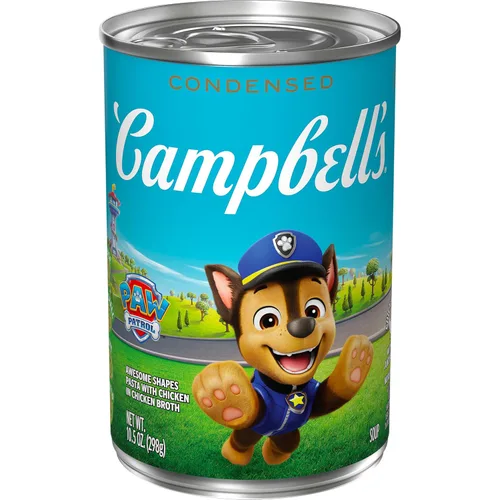 Vista 24 de Campbell's Sopa condensada para niños, pasta de Disney Princess Cool Shapes con pollo en caldo de pollo, lata de 10.5 onzas (paquete de 4)