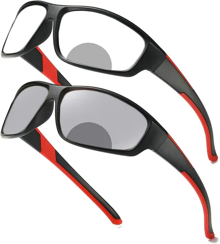 Vista 9 de Gafas de lectura bifocales fotocrómicas de transición para hombres y mujeres deportes al aire libre Presbicia gafas de sol lector