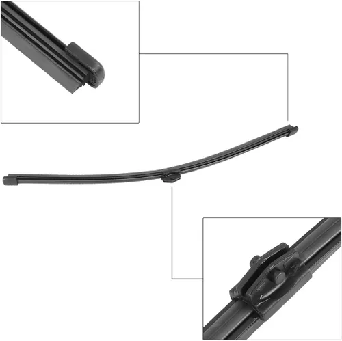 Vista 3 de X AUTOHAUX Juego de brazos de limpiaparabrisas trasero de 13.780 in 14 pulgadas para Audi A3 2013 2014 2015 2016 2017