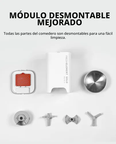 Vista 8 de PETKIT Comedero Automático para Gatos, Comedero Automático para Perros WiFi 2.4G, Dispensador de Comida para Mascotas con Control de Aplicación