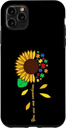 Vista 11 de iPhone 11 Girasol Puzzle Pieza Inspiradora Autismo Concientización Estuche Regalo