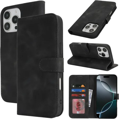 Vista 55 de Funda tipo cartera para iPhone 8 Plus iPhone 7 Plus con tarjetero para iPhone 8 Plus, funda tipo cartera para mujeres y hombres, de piel sintética