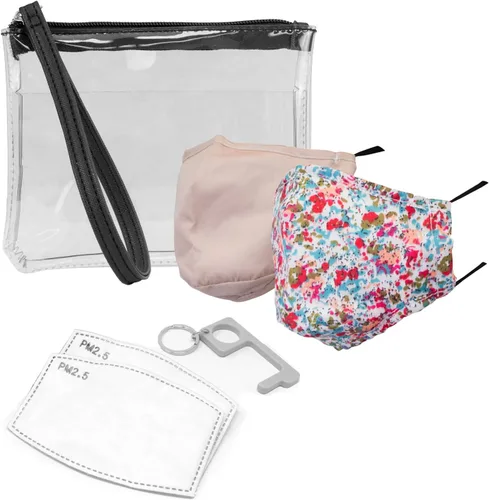 Vista 8 de Mundi Kit de máscara Socially Sure unisex para adultos, juego de herramientas y filtros sin contacto