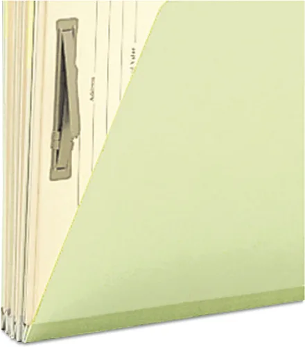 Vista 4 de Smead Pressboard Carpeta de archivo de hipoteca, 2/5-corte derecho posición plana pestaña de metal, 14-3/4"W x 10"H, altura guía, legal