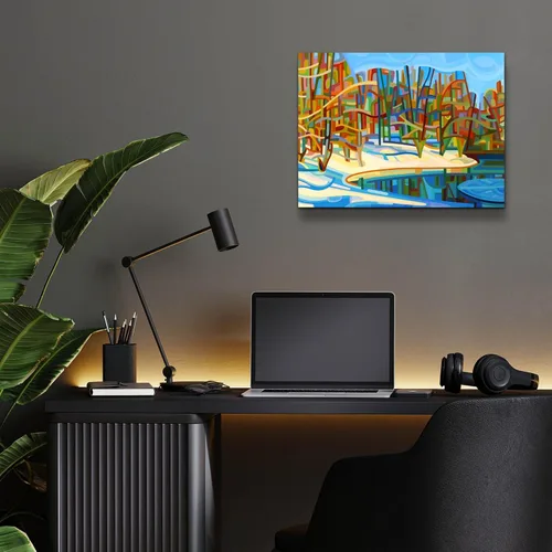 Vista 6 de Epic Art Mandy Budan, arte de pared de cristal acrílico, 16 x 12 pulgadas