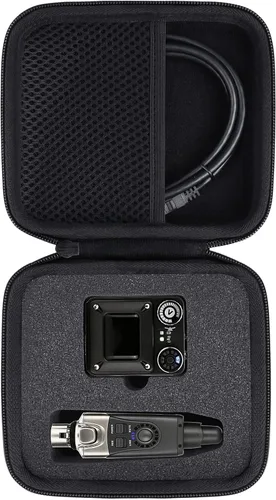 Vista 10 de co2CREA - Funda rígida de viaje para guitarra Xvive U2, sistema inalámbrico, guitarra digital Compatible with Wireless Transmitter and Receiver