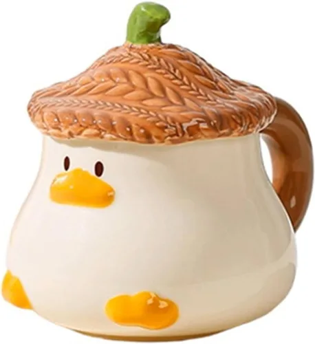 Vista 13 de Taza de café de cerámica, diseño de gato negro, hecho a mano, con sombrero de mago, tapa, asa, oficina, hogar, chocolate caliente con leche, regalos