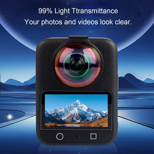 Vista 5 de ciciglow Lens Guard Fit for Osmo 360, 10H Hardness, 99% Transmittance, Water Proof, Dust Proof, Impactproof, Compatible with One X2, Osmo Action 5