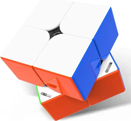 Vista 6 de Bukefuno GAN 251 Air 10th Anniversary Edition 2x2 Cubo mágico magnético GAN 251 Air M 2x2x2 cubos sin calcomanías Gans Mini imanes