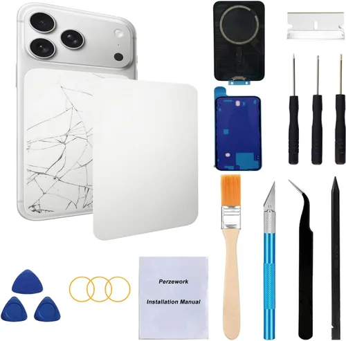 Vista 12 de Reemplazo de cristal trasero OEM para iPhone Xs de 5.8 pulgadas con kit de herramientas de reparación y adhesivo preinstalado (Oro)