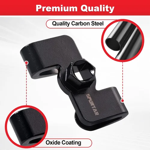 Vista 5 de Spurtar Herramienta Extensor de Llave, Adaptador Extensor de Llave Ajustable para 1/2 Pulgada de Accionamiento o 21mm de Accionamiento Hexagonal