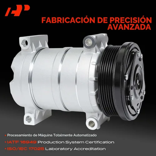 Vista 3 de Compresor de aire acondicionado A-Premium con embrague