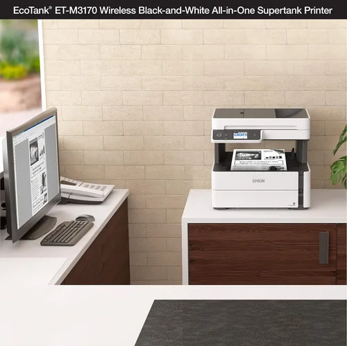 Vista 6 de Epson EcoTank ET-M3170 Impresora inalámbrica monocromática todo en uno