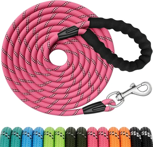Vista 9 de XiaZ Correa larga impermeable para perros, correa larga de entrenamiento para perros grandes, medianos y pequeños, al aire libre, caminar, jugar