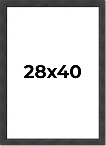 Vista 35 de Poster Palooza Marco de 5 x 5 pulgadas, color negro, cuerda biselada, marco de madera maciza, ancho de moldeo de 2 pulgadas, con plexiglás acrílico