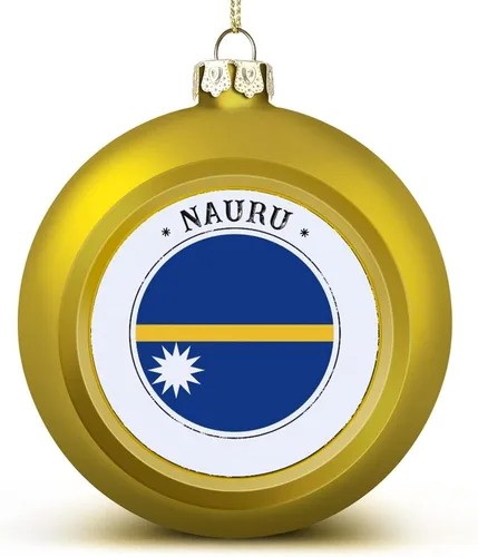 Vista 15 de Adorno de bola de Navidad de Marruecos, bandera de Marruecos, bandera de las naciones, adornos colgantes, recuerdo, regalo para árbol de Navidad