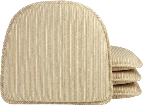 Vista 121 de Klear Vu Raindrop The Gripper - Cojines antideslizantes para silla, suaves y cómodos, almohadillas para asiento, almohadón para cocina, comedor u