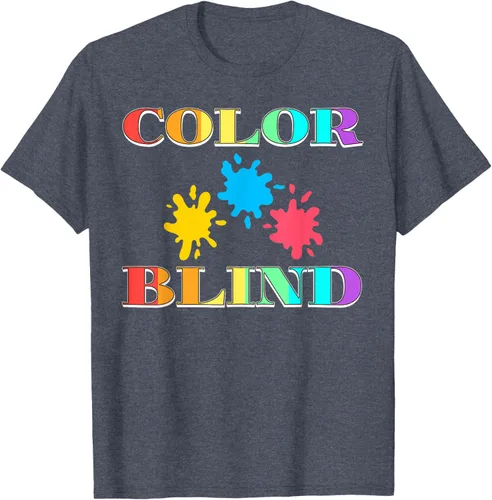 Vista 25 de Color Blind Camiseta Test Funny Glasses Visions