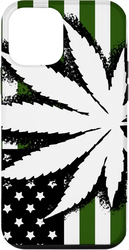 Vista 16 de American Weed Flag 4:20 Cannabis Pot Marijuana Stoner Gift Case for iPhone 17