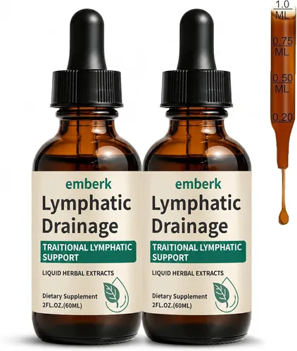 Vista 10 de Gotas de Drenaje Linfático, Mezcla Herbal de 2000mg con Saúco, Equinácea y Diente de León, – Apoya el Drenaje Linfático, Sistema Inmunológico