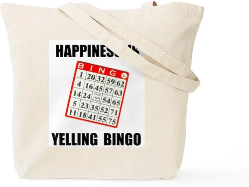 Vista 28 de CafePress Bingo Lingo Tote Bag Natural Canvas Tote Bag, Bolso de compras de tela, Caqui