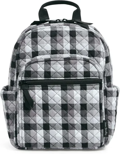 Vista 20 de Vera Bradley - Mochila pequeña de algodón para mujer Negro
