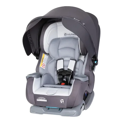 Vista 11 de Baby Trend Cover Me - Asiento convertible 4 en 1 para niños pequeños con toldo ajustable/extraíble para protección solar y 2 portavasos, color negro
