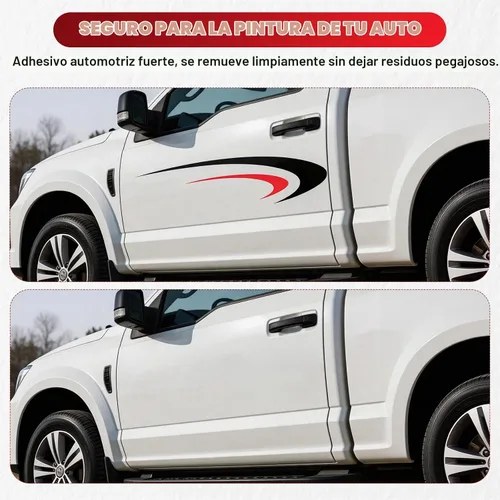 Vista 7 de Juego de 6 calcomanías gráficas grandes para caravana, juego de calcomanías de vinilo para carrocería de automóvil, calcomanías universales