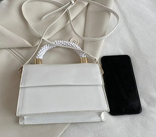 Vista 7 de Bolso Hobo brillante para mujer, estilo retro, de charol, bolso de hombro con cuentas de diseñador, bolsos de mano, bolso elegante para fiesta