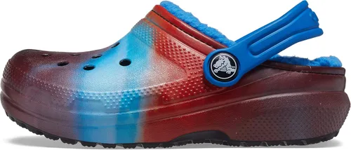 Vista 8 de Crocs Unisex-Child Classic Tie Dye Lined Clog Kids' Slippers