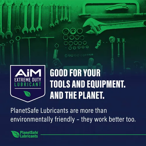 Vista 3 de Planet Safe AIM - Lubricante de servicio extremo, 1 onza, fabricado en los Estados Unidos, no tóxico, inodoro, multiusos para el hogar, garaje