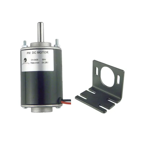 Vista 16 de CHANCS Motor de engranaje eléctrico de poco ruido del eje común del poder más elevado CH-3420 24V DC 7000RPM del alto esfuerzo de torsión
