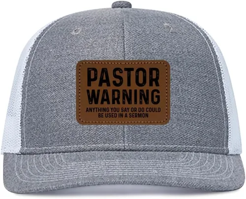 Vista 11 de Regalos de agradecimiento para pastores, regalos para pastores para hombres, sombrero de advertencia para pastor, gorra de advertencia para pastor