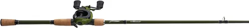 Vista 2 de Pflueger Combo de carrete de cebo y caña de pescar Monarch de perfil bajo