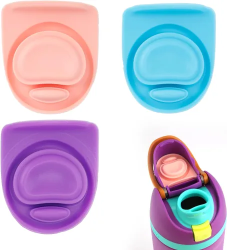 Vista 10 de 3 tapones de repuesto compatibles con Owala FreeSip de 24 onzas, 32 onzas Rosa