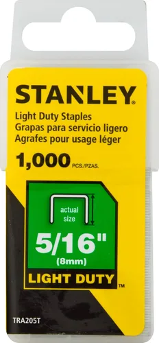Vista 3 de Stanley TRA205T - Grapas ligeras de 1,000 unidades de 5/16 pulgadas (paquete de 2)