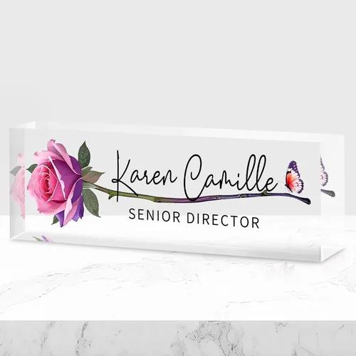 Vista 11 de Placa de nombre de oficina personalizada para escritorio, placa de nombre, regalos personalizados para compañeros de trabajo, jefe, profesor