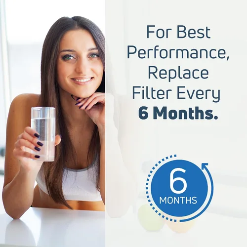 Vista 8 de 2-Pack Replacement for KitchenAid KBFS25EWWH7 Refrigerator Water Filter - Compatible with KitchenAid 4396395 Fridge Water Filter Cartridge