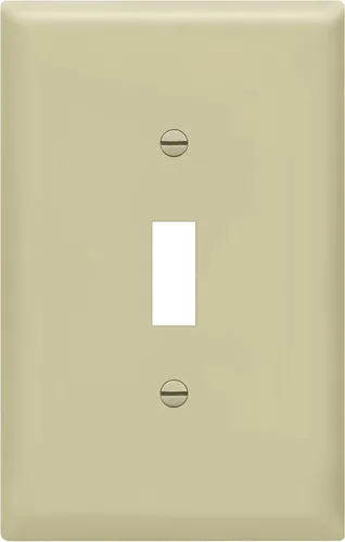 Vista 14 de ENERLITES - Placa de pared para interruptor de luz, acabado brillante, tamaño mediano, hueco para un interruptor de 4.88 x 3.11 pulgadas