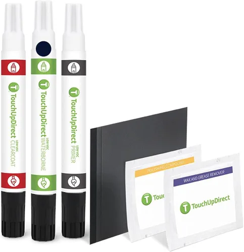 Vista 409 de TouchUpDirect RBG Azul Ártico Metálico Compatible con Pintura de Retoque Exact Match para Nissan, Kit Esencial en Aerosol