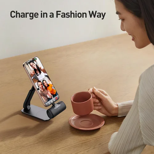 Vista 5 de iWALK Cargador portátil de 5500 mAh Banco de energía pequeño de próxima generación de 22.5 W, batería de carga rápida, cargador de teléfono portátil