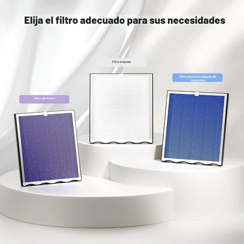 Vista 10 de KNKA Purificador de aire para el dormitorio del hogar, habitación grande de hasta 1,695 pies cuadrados en 1 hora, filtro de aire HEPA con prefiltro