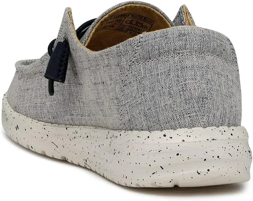 Vista 5 de Hey Dude Wendy Chambray - Mocasines con cordones para mujer, cómodos y ligeros