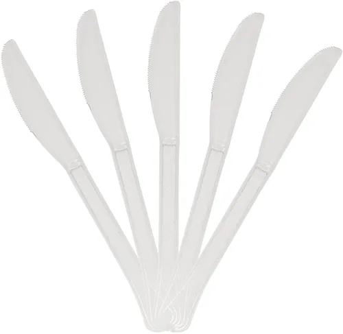 Vista 17 de JAM Paper Premium Utensils Party Pack - Cuchillos de plástico - Fucsia rosa intenso - 48 cuchillos desechables/paquete
