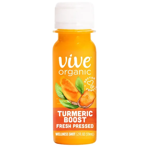 Vista 14 de Vive Organic Immunity Boost Cayena, shot de jengibre y cúrcuma (botella de 2 onzas)
