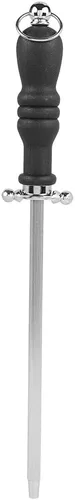 Vista 10 de Varilla de afilar cuchillos de acero inoxidable, barra de acero profesional para afilar cocina con mango ergonómico, diseño antideslizante para #1
